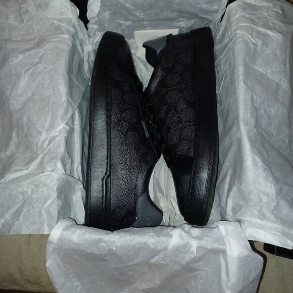 Lowline Low Coach Top Sneaker In Signature Canvas - Picture 7 of 7